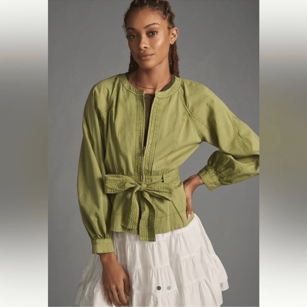 Anthropologie Belted Utility Jacket NEW Size Large