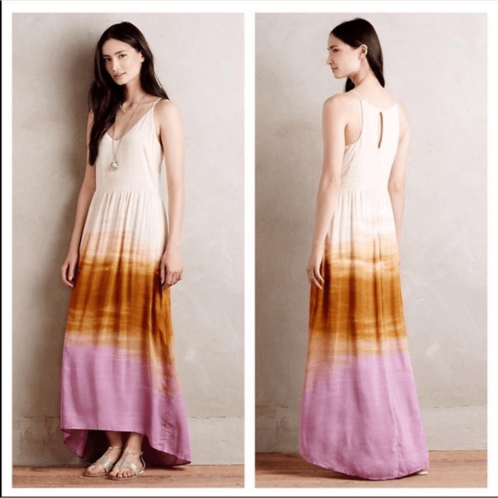 Anthropologie Tina & Jo Ombre Maxi Dress Size XS