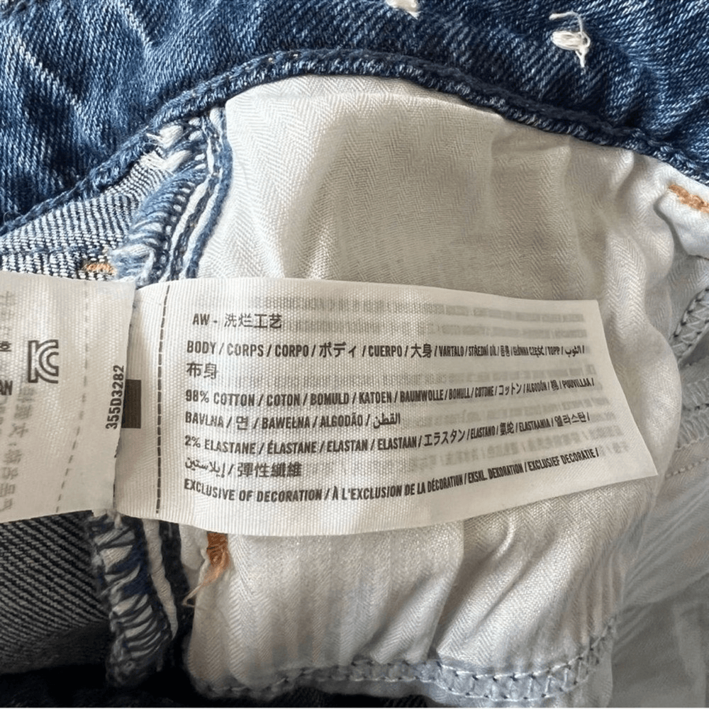 Abercrombie & Fitch The Skinny High Rise Jeans Size 25 Medium Wash