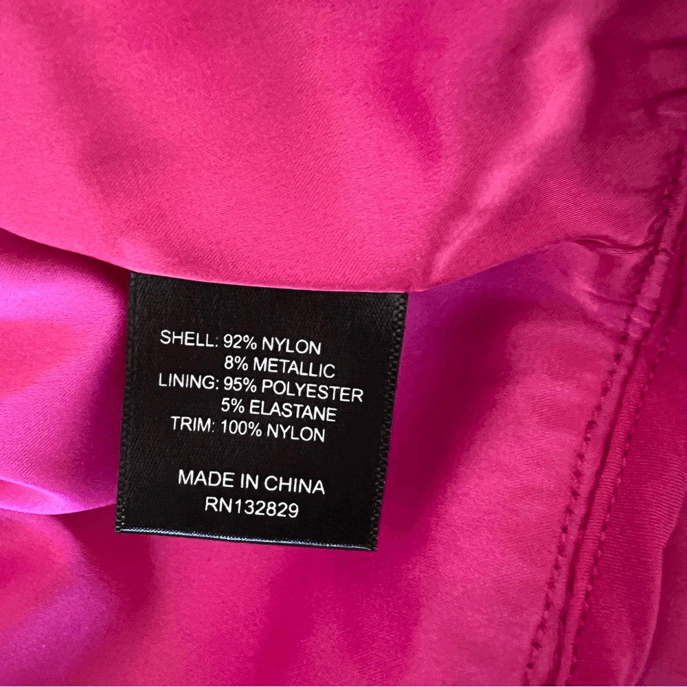 NBD Merlot Lace Blouse Top in Magenta Size Small Long Sleeve