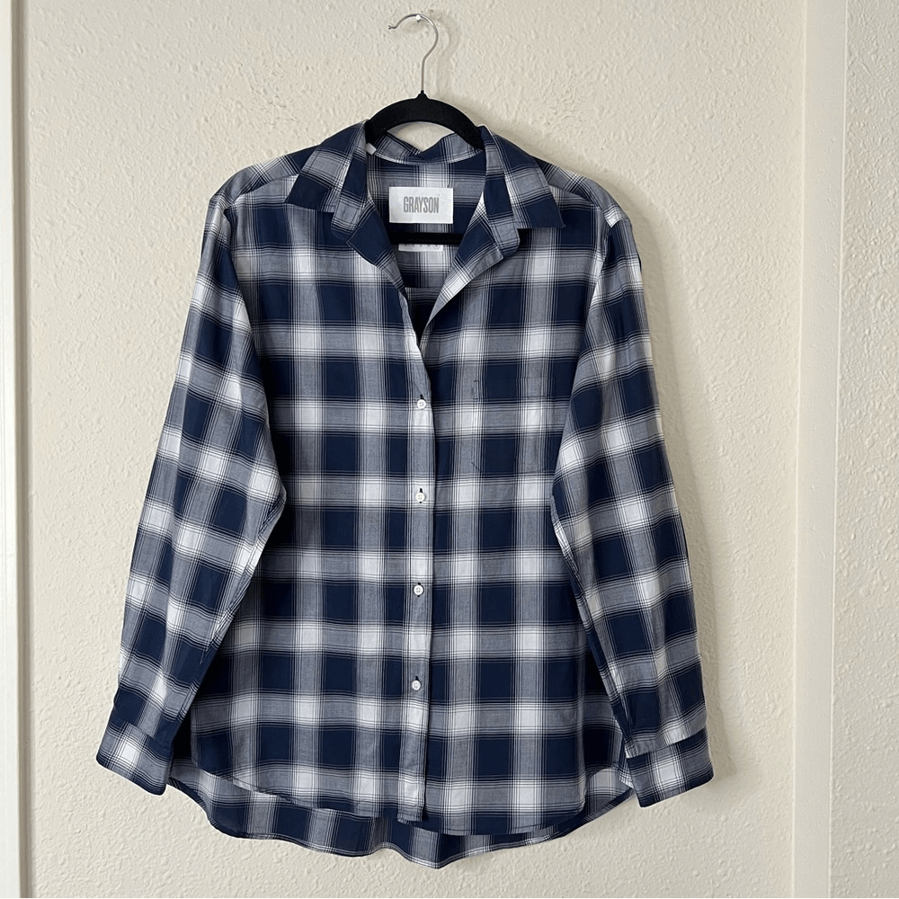 Grayson The Hero Plaid Buttondown Shirt Size XL