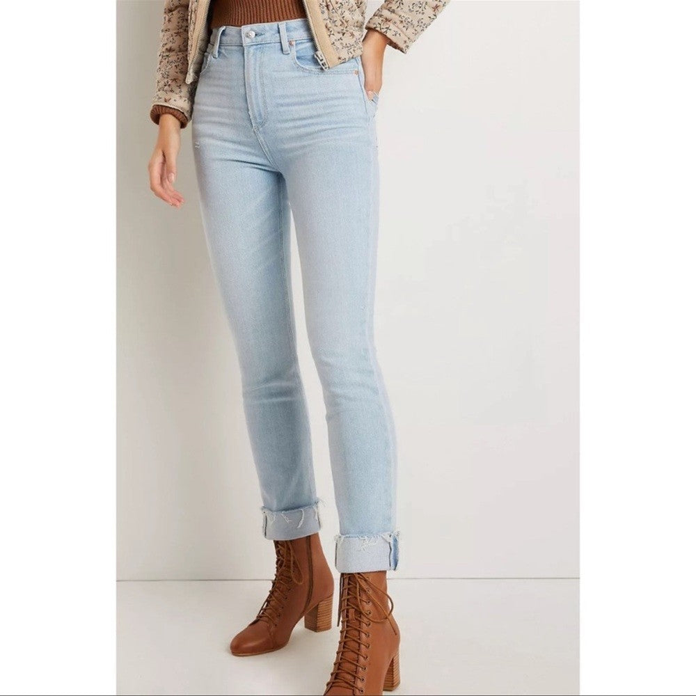 Anthropologie | Paige Sarah Ultra High-Rise Slim Jeans NEW Size 30