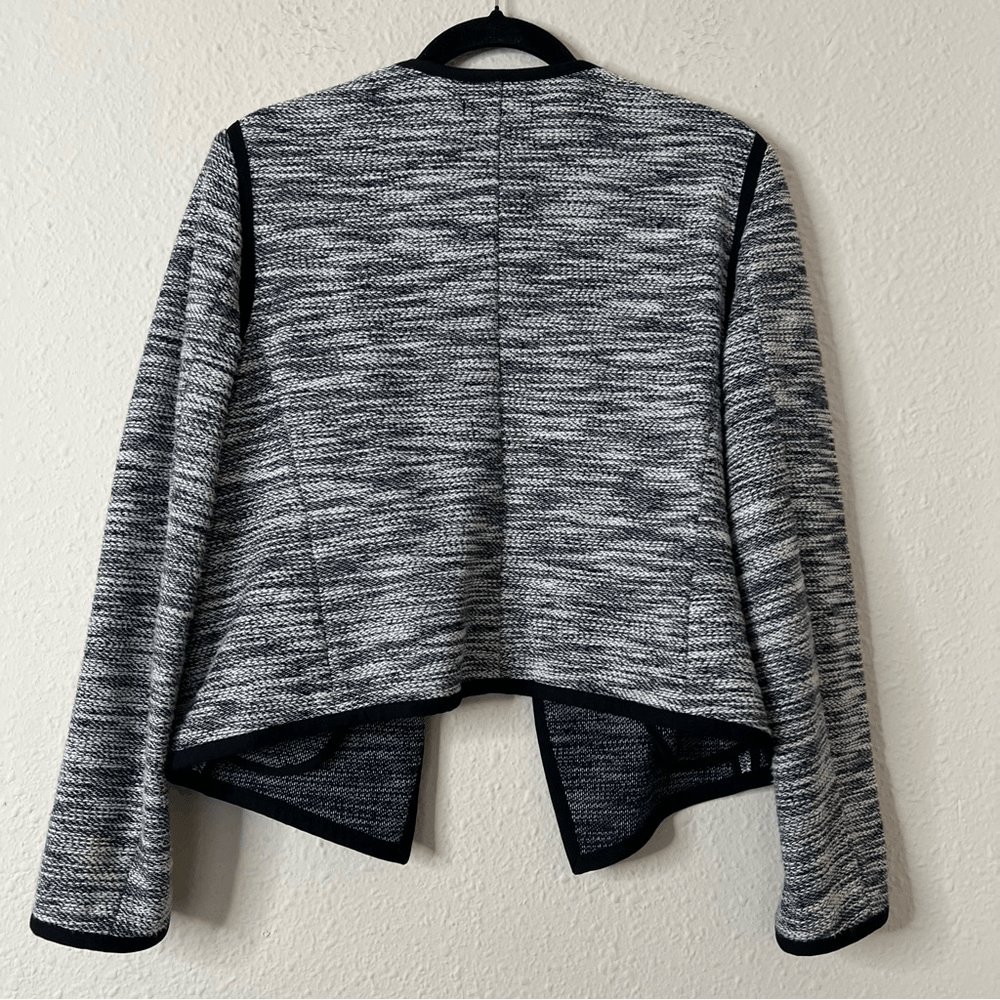 Ann Taylor Open Front Tweed Blazer Jacket Size Medium