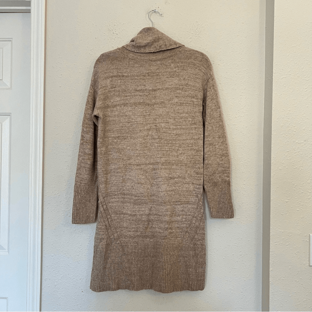 Anthropologie Sonoran Wool Cashmere Blend Cowl Neck Sweater Dress Size Small
