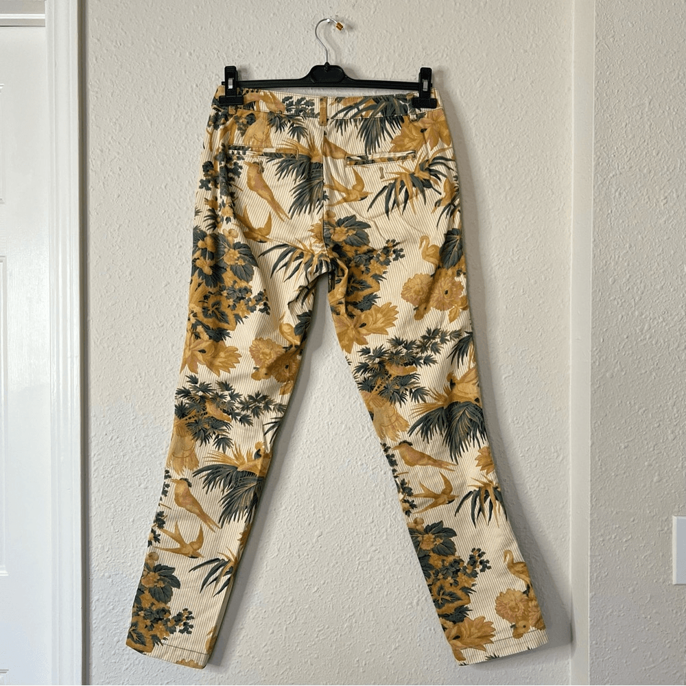 Anthropologie Relaxed Tropical Chino Pants Size 27