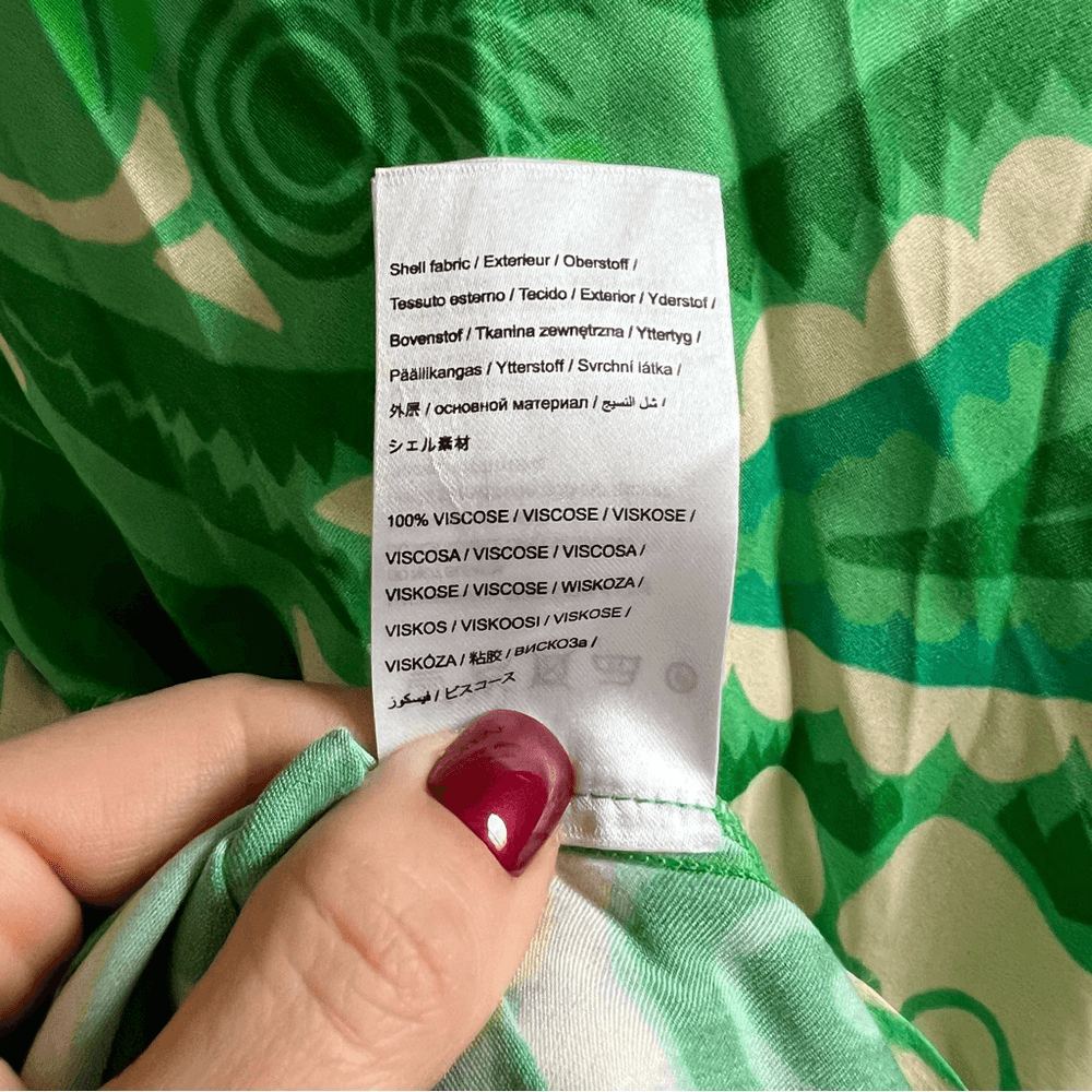 Anthropologie Farm Rio Tropical Groove Circle Cut Out Midi Dress Small