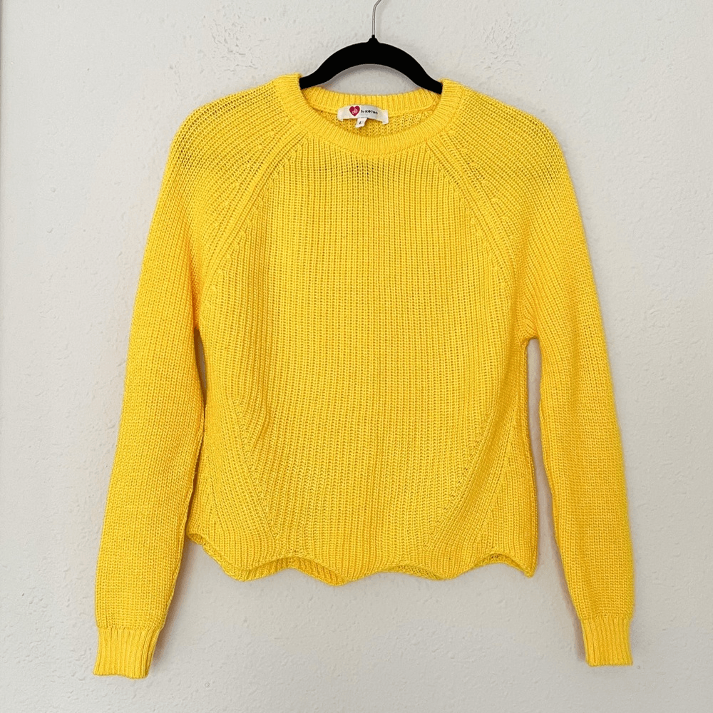 Koton Crew Neck Cropped Sweater Size Large