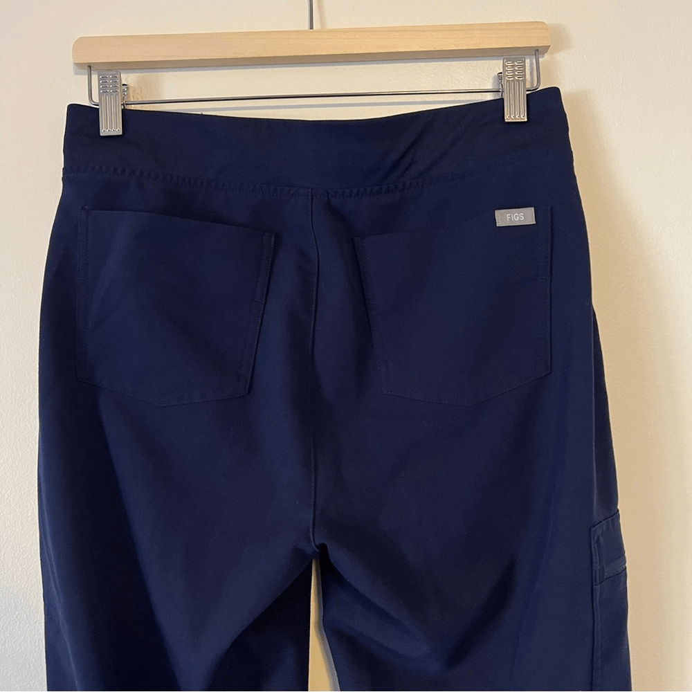 Figs Womens Zamora Jogger Scrub Pants In Navy Blue Size Small Tall
