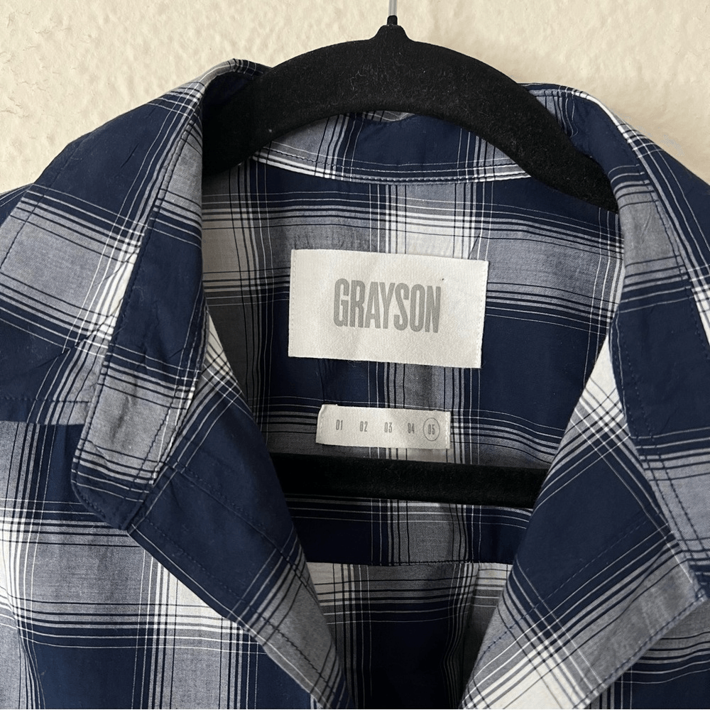 Grayson The Hero Plaid Buttondown Shirt Size XL
