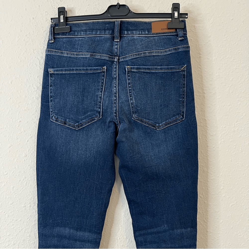Express Denim Perfect High Rise Legging Jeans NEW Size 4
