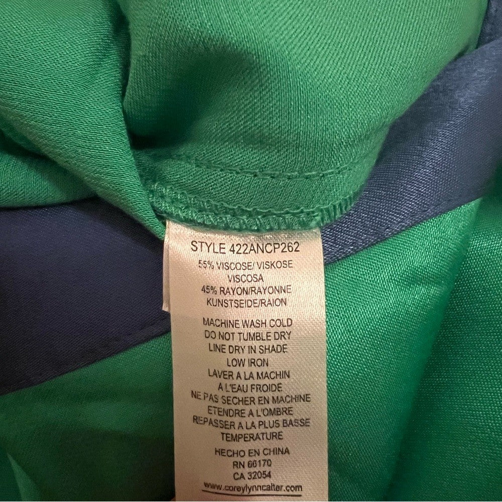 Anthropologie Corey Lynn Calter Sam Wide Leg Satin Pants NEW Size XS Green