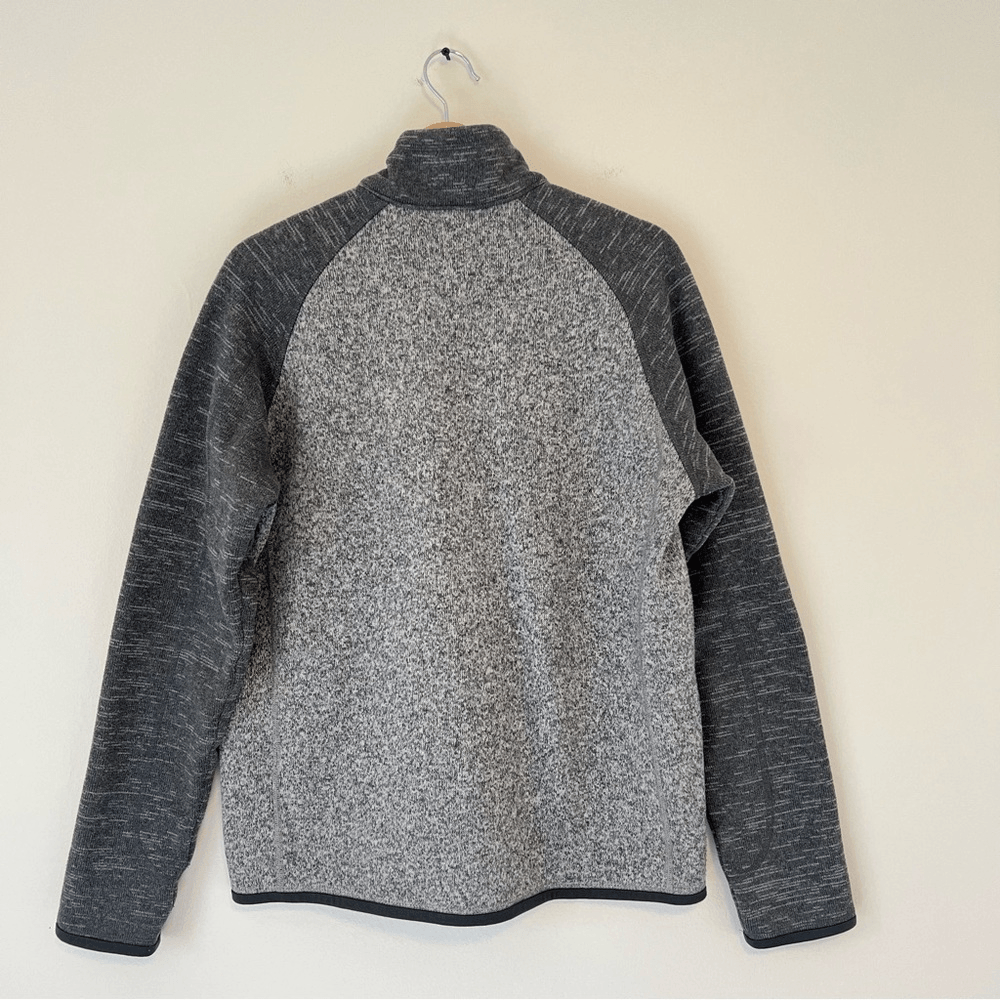 Patagonia Men's Better Sweater 1/4-Zip Fleece Size XL Gray