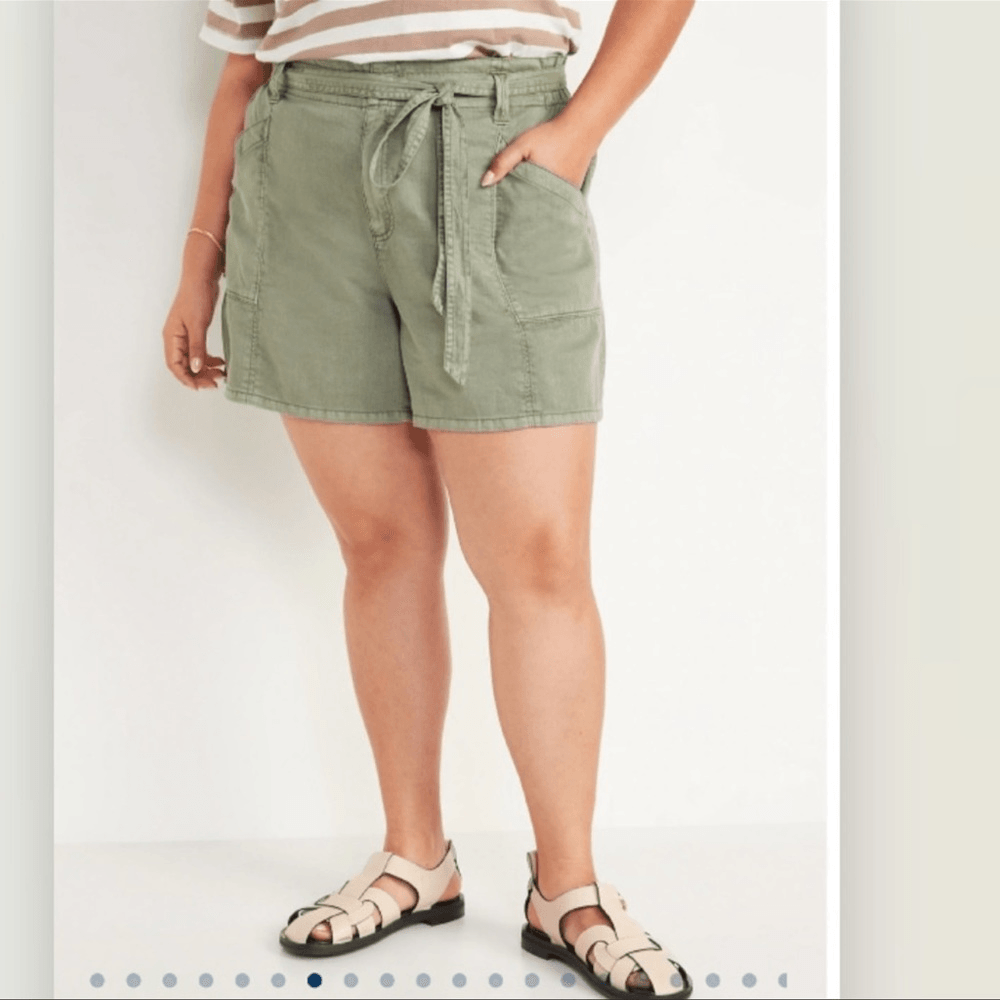 Old Navy High-Waisted Twill Workwear Shorts NEW Plus Size 3X