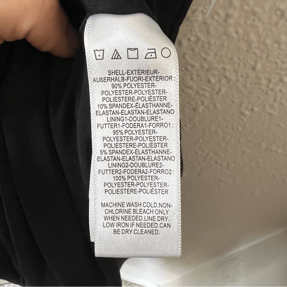 Dress the Population Minerva Black Mermaid Gown Maxi Dress NEW Size Small