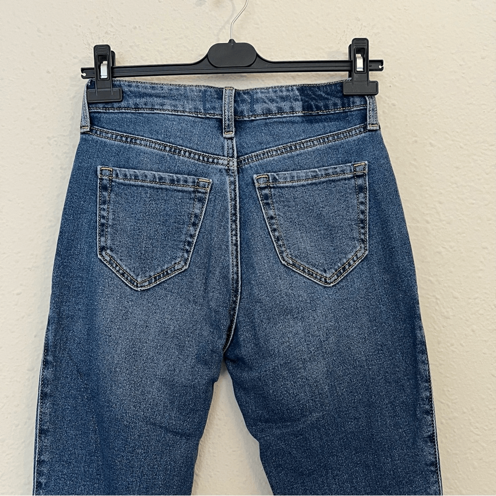 Abercrombie & Fitch The Skinny High Rise Jeans Size 25 Medium Wash