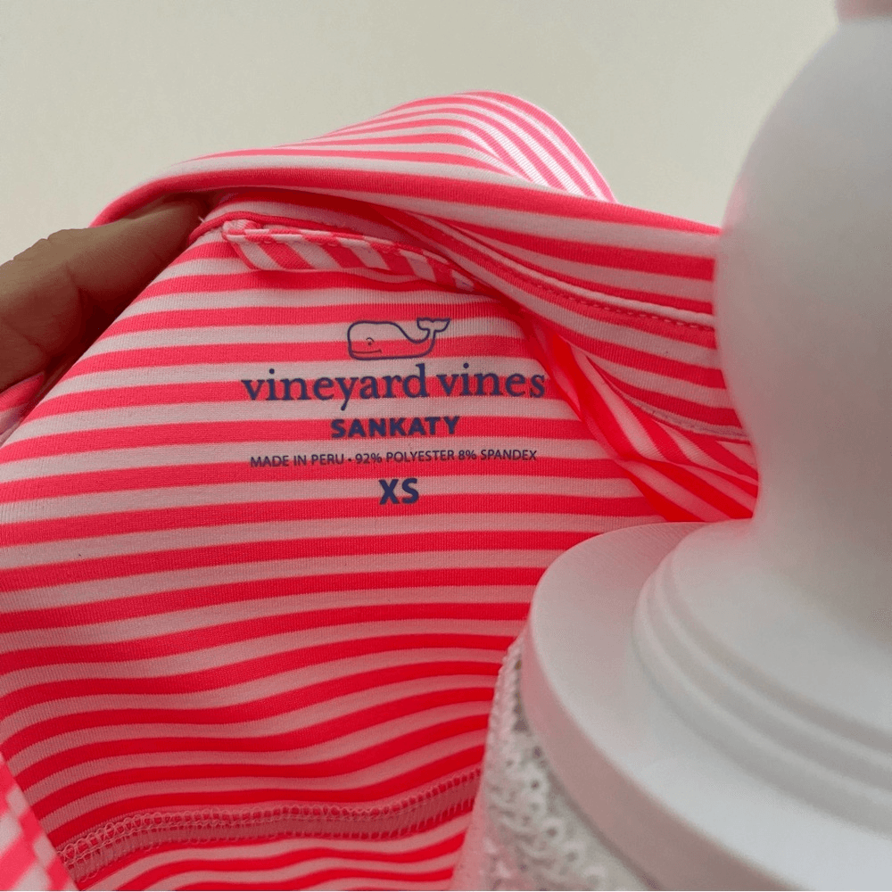 Vineyard Vines Striped Sleeveless Midi Margo Dress NEW Size XS Pink