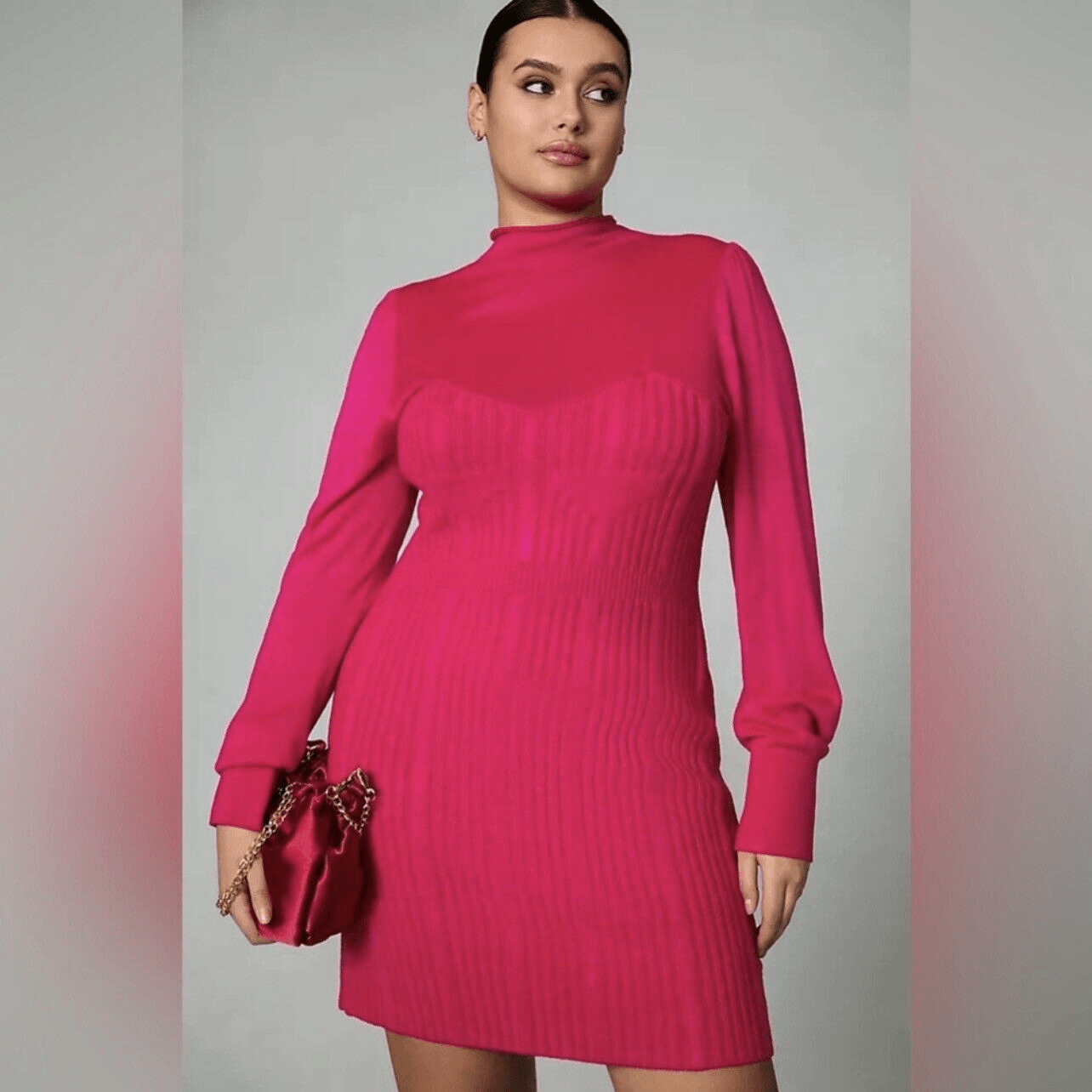 NEW Anthropologie Turtleneck Sweater Dress Size XL