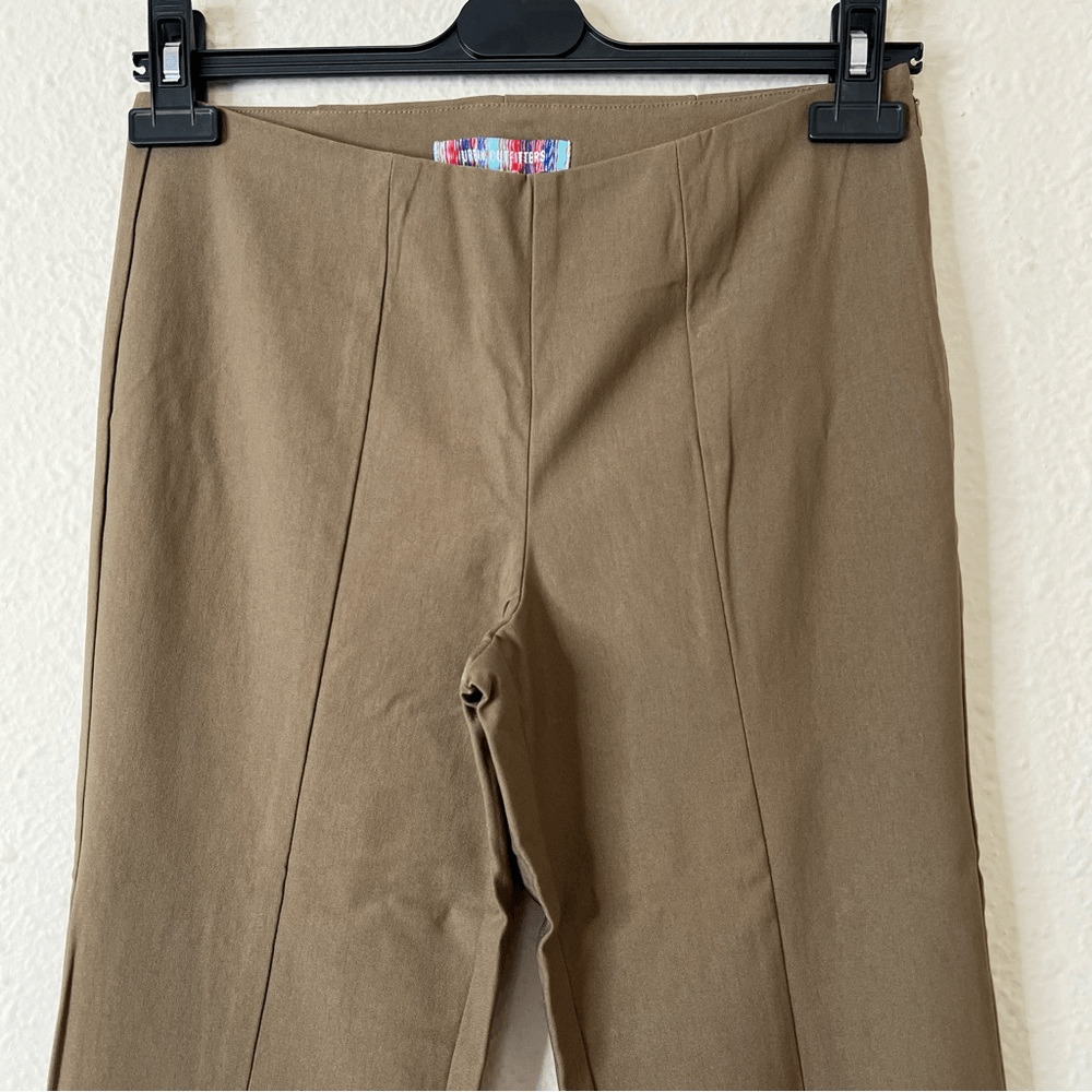 Urban Outfitters Olive Green Front Slit Flare Pants NEW Size 2