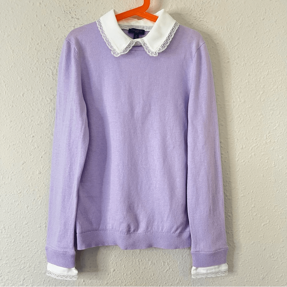 Talbot Lace Collar Sweater