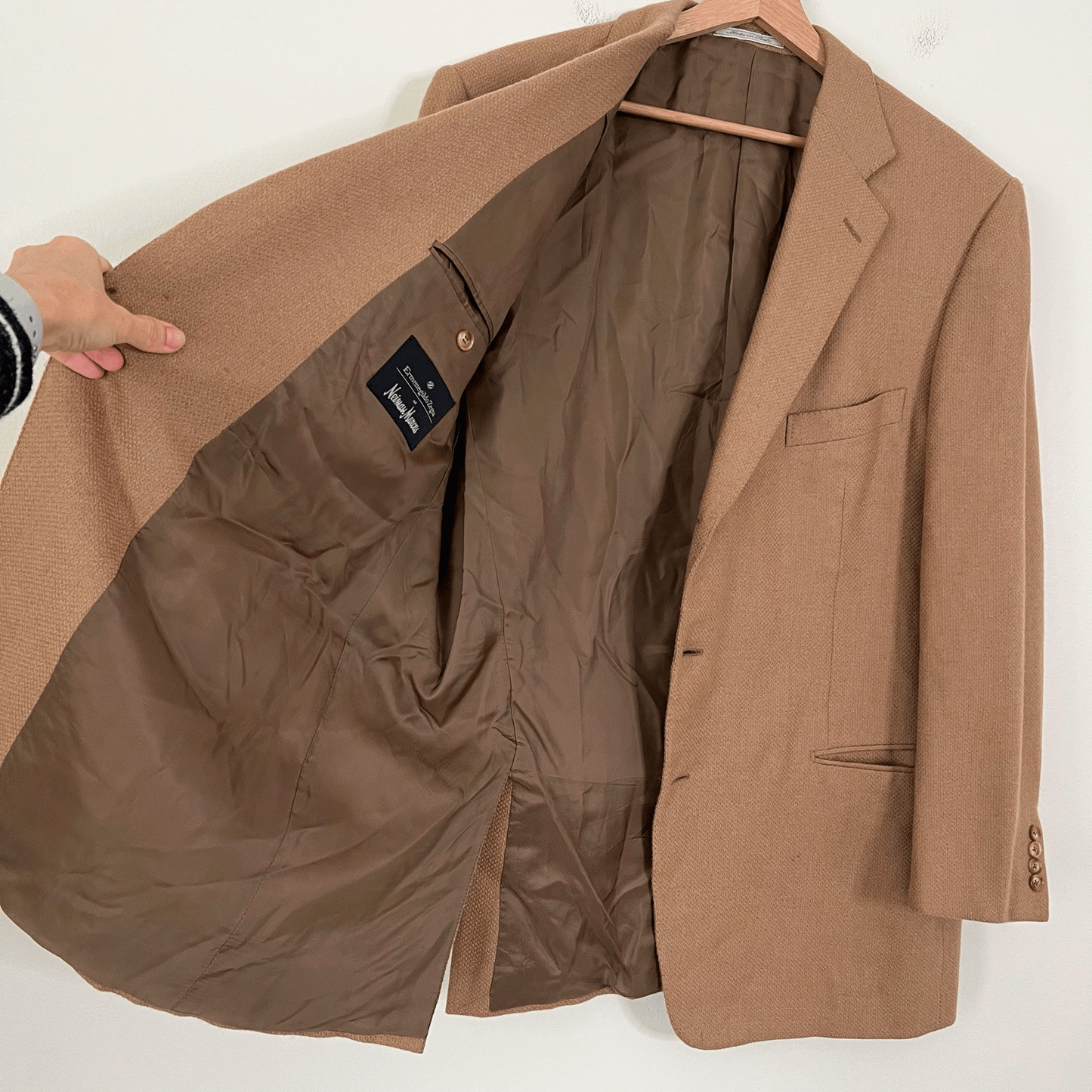 Ermenegildo Zegna Mens %100 Pure Camelhair Blazer Size 48 (58)