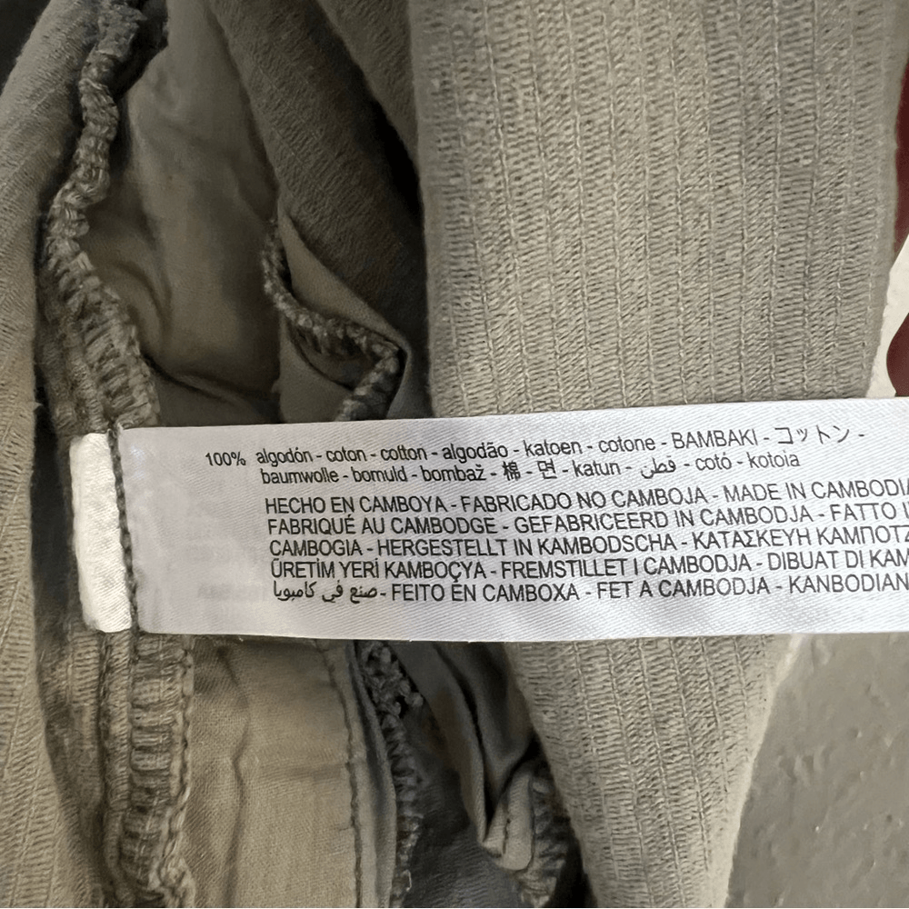 Zara Corduroy Shacket Jacket in Green Size Small