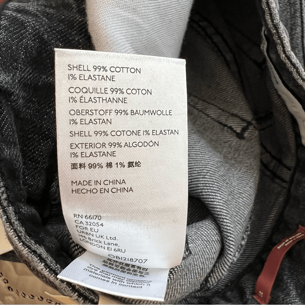 Anthropologie Pilcro and the Letterpress Beaded High Rise Slim Jeans NEW Size 27