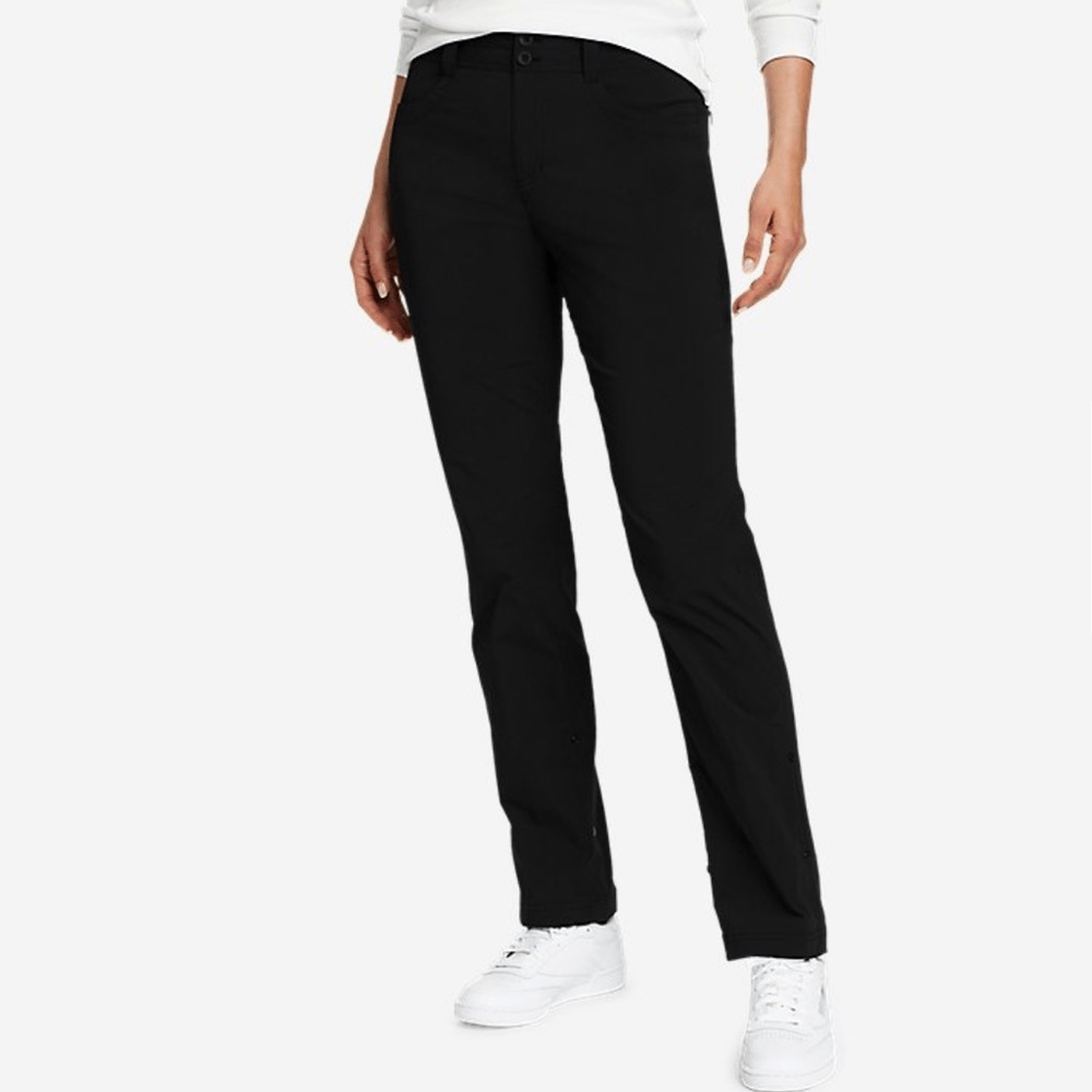 Eddie Bauer Women’s Mercer Stretch Chino Pants in Black NEW Size 6