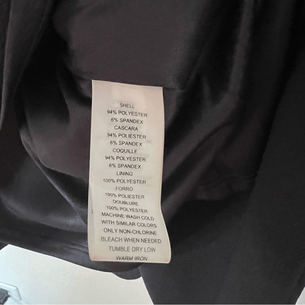 Vince Camuto Black Ruffle Tulip Sleeve Mini Shift Dress NEW Plus Size 20W