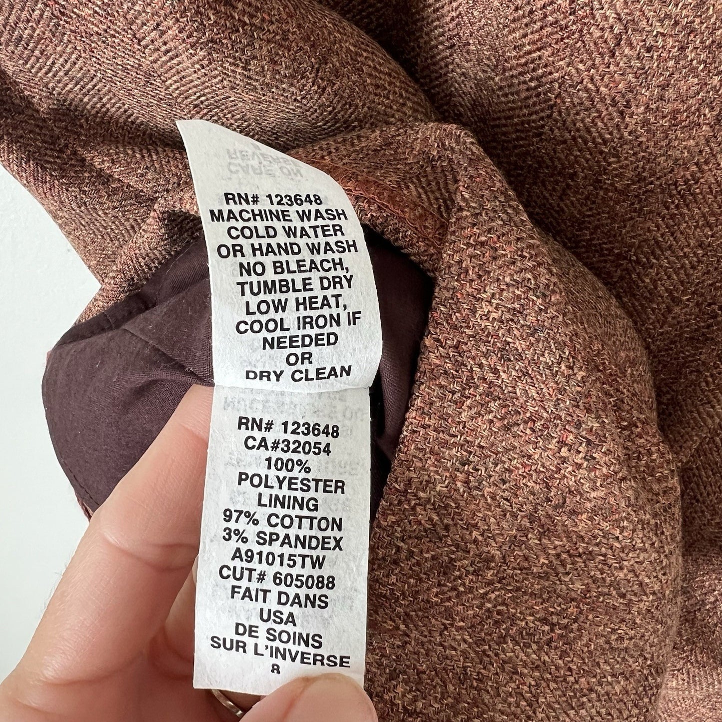 Anthropologie Molly New York Verite Tweed Sheath Mini Dress NEW Sz 8 Rust Brown