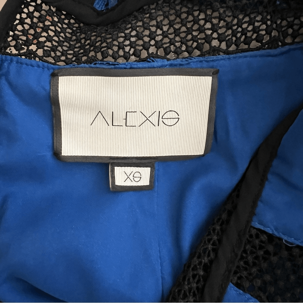 ALEXIS Marlowe Halter Lace Midi Dress Size XS