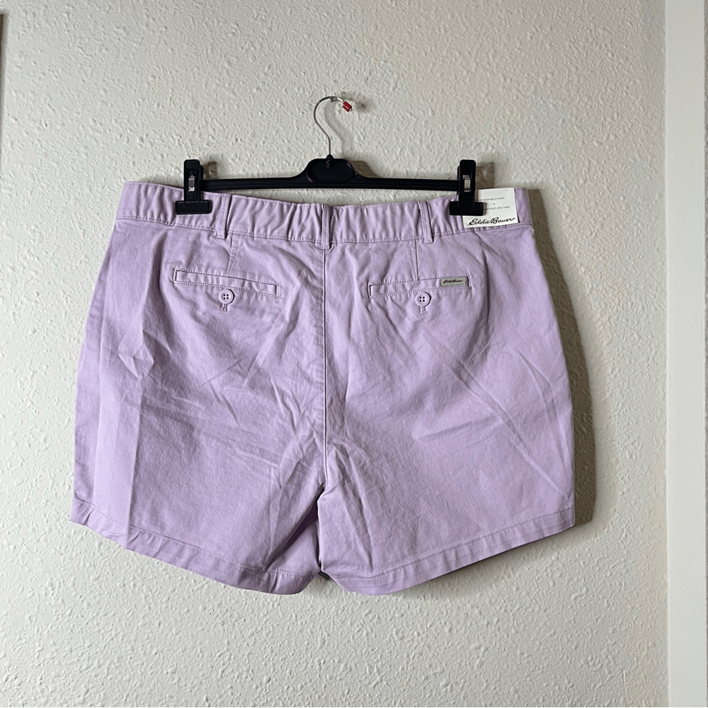 Eddie Bauer Willit Stretch Legend Wash Mid Rise Slim Boyfriend Shorts NEW 18W