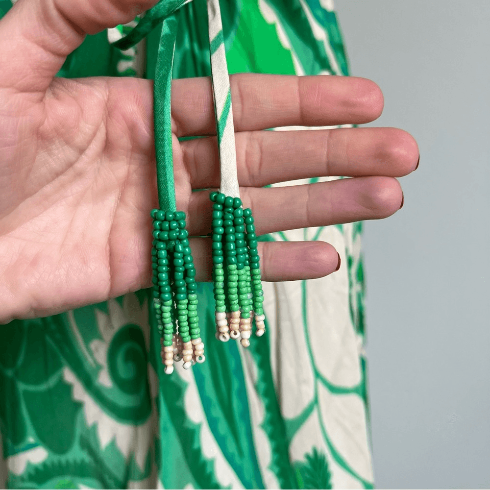 Anthropologie Farm Rio Tropical Groove Circle Cut Out Midi Dress Small