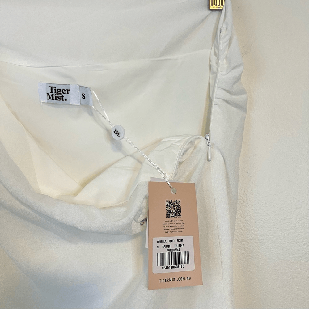 Tiger Mist Briella White Maxi Skirt NEW Size Small