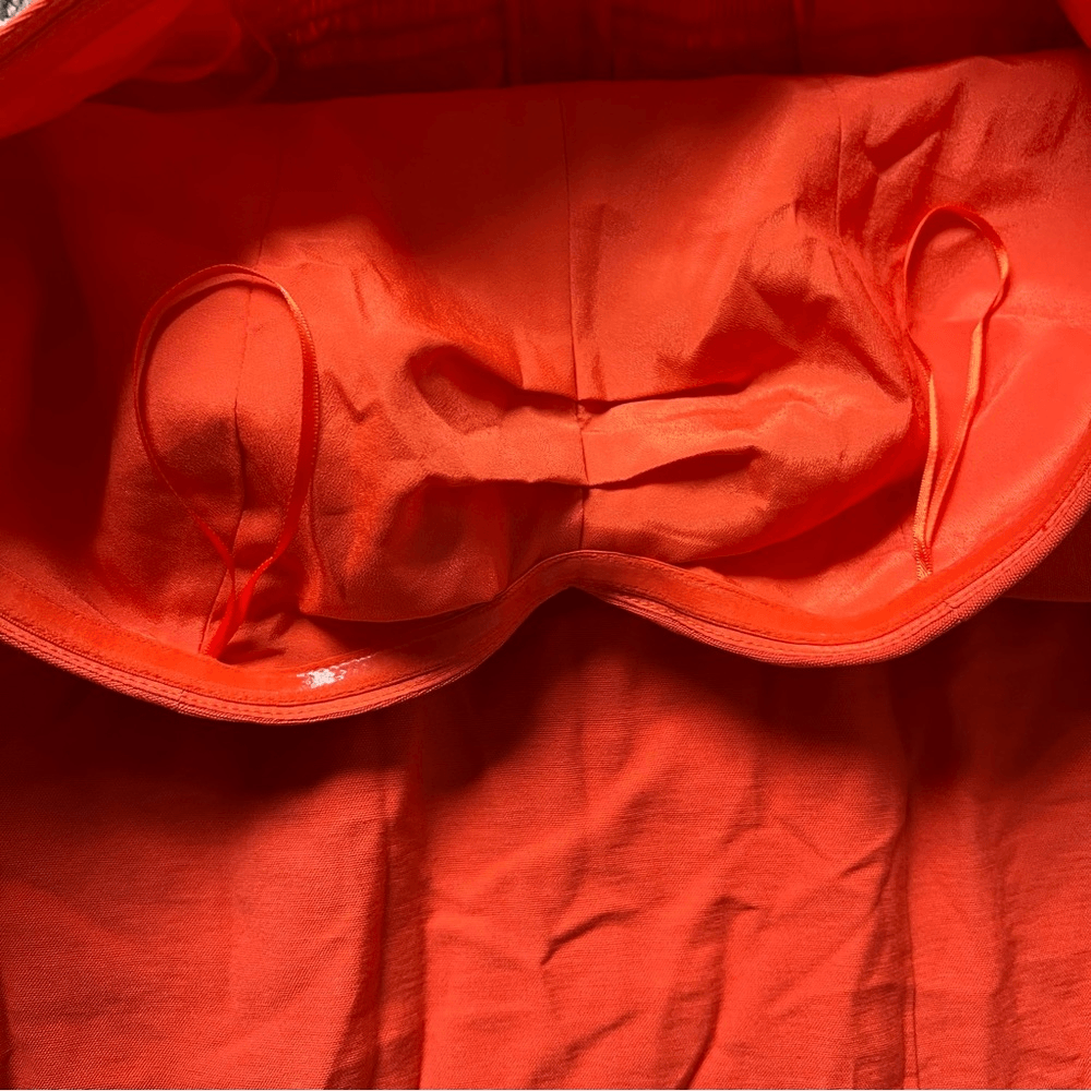 Finders Keepers Chiquita Strapless Midi Dress NEW Size XS Orange