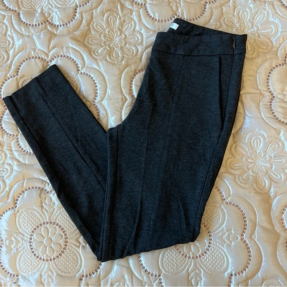Cabi Heather Black Audrey Skinny Ankle Pants Leggings Size 2
