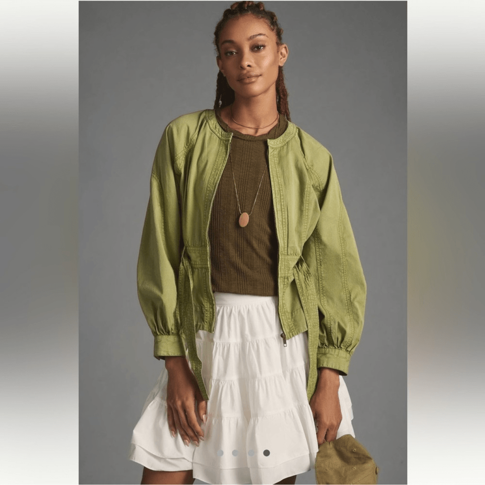 Anthropologie Belted Utility Jacket NEW Size Large