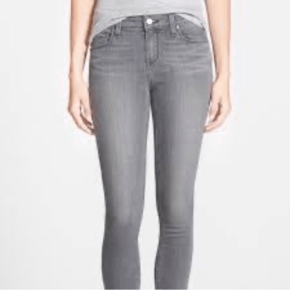 Madewell 10" High Rise Skinny Jeans in Gray Size 24