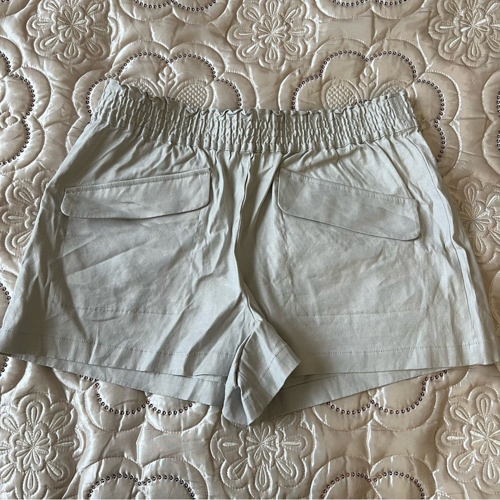 Anthropologie Maeve Linen A-Line Shorts in Stone NEW Size XL