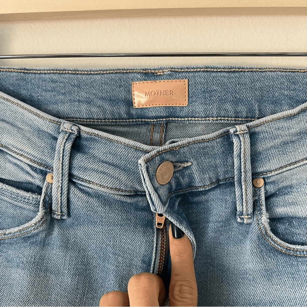 MOTHER The Mid Rise Dazzler Ankle Jeans Size 29 Limited Edition