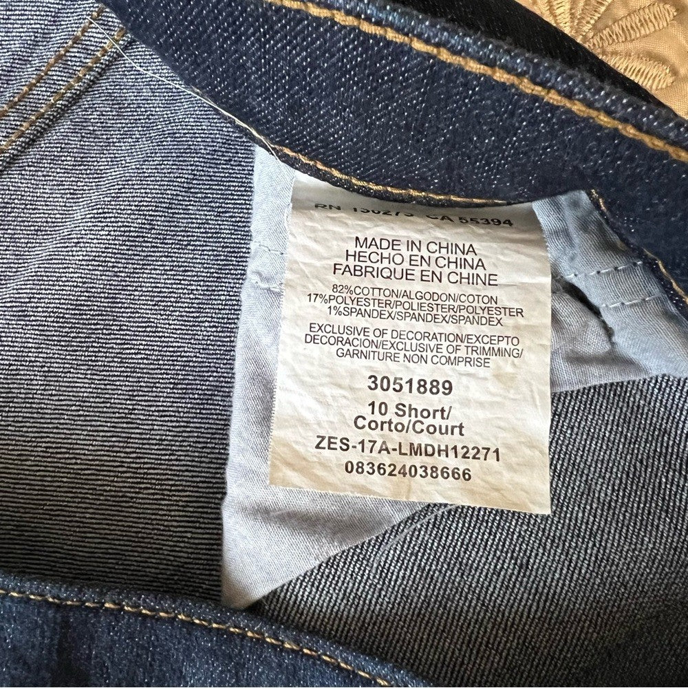 Lee Relaxed Fit Dark Wash Jeans Size 10