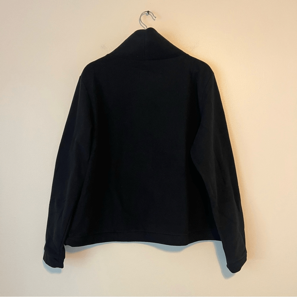 Dudley Stephens Park Slope Turtleneck Sweater Black Vello Fleece NEW Size XXL
