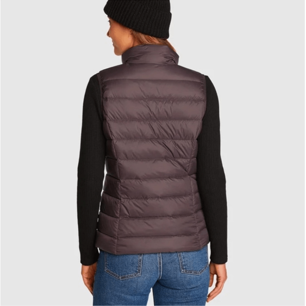 Eddie Bauer Women’s Cirruslite Down Vest NEW Size Small in Aubergine