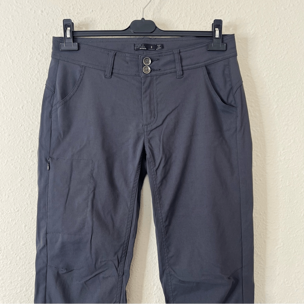 Prana Gray Halle Convertible Cargo Outdoor Pants Gray Size 8