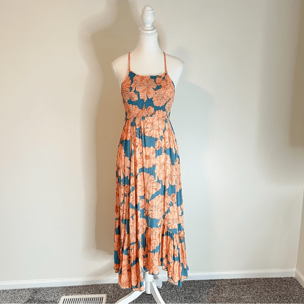 REVOLVE Free People Intimately Heatwave Floral Midi Dress Size Small