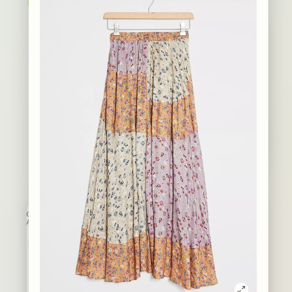 Anthropologie Hattie Midi Skirt Daniel Rainn NEW Size XL