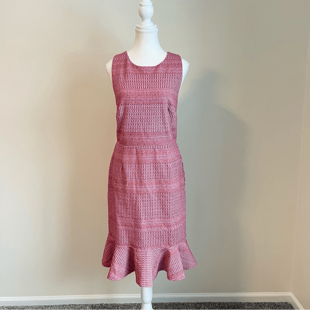 Banana Republic Jacquard Knit Mini Dress NEW Cross Back Size 6