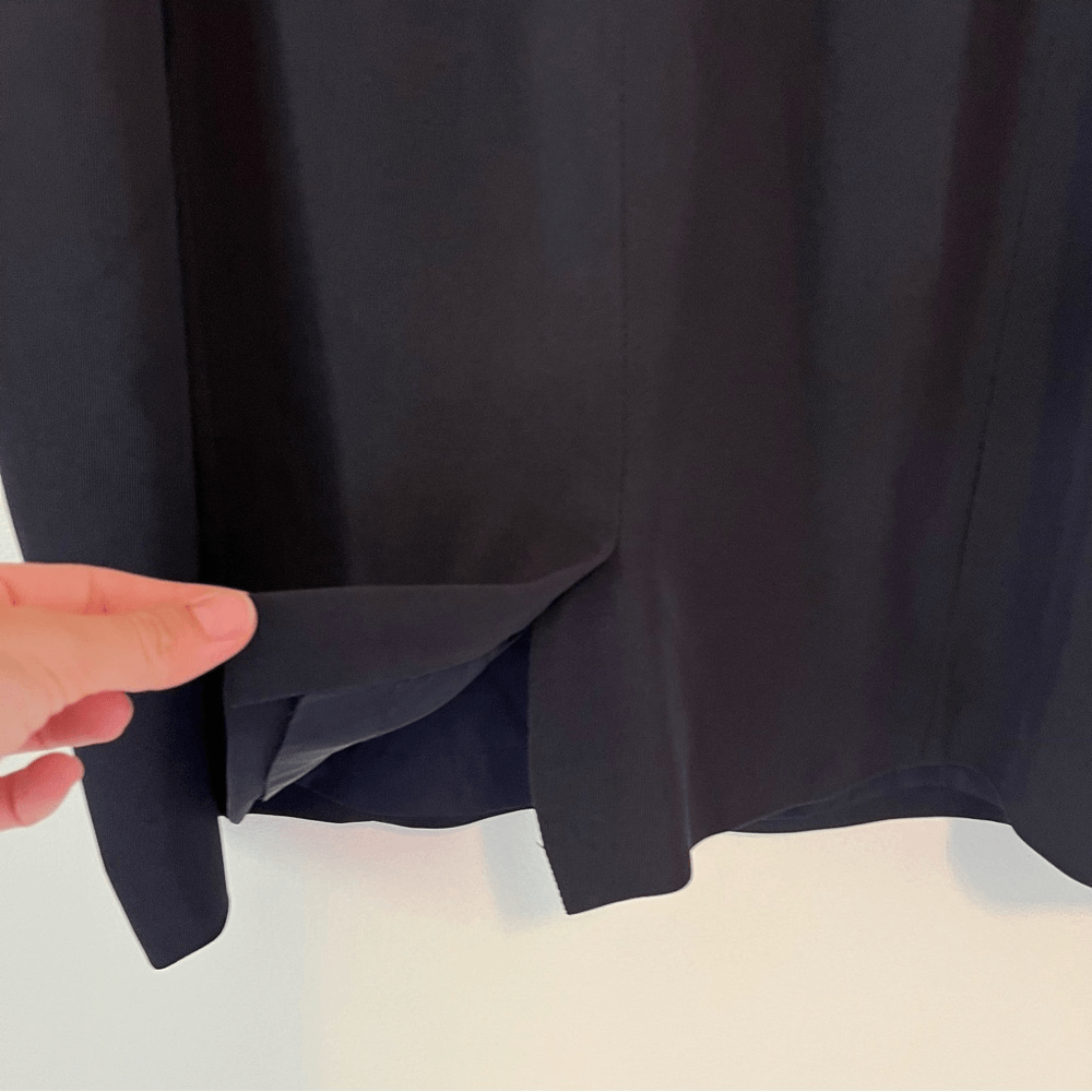 Lauren Ralph Lauren Navy Blue Sheath Dress Sleeveless Size 16