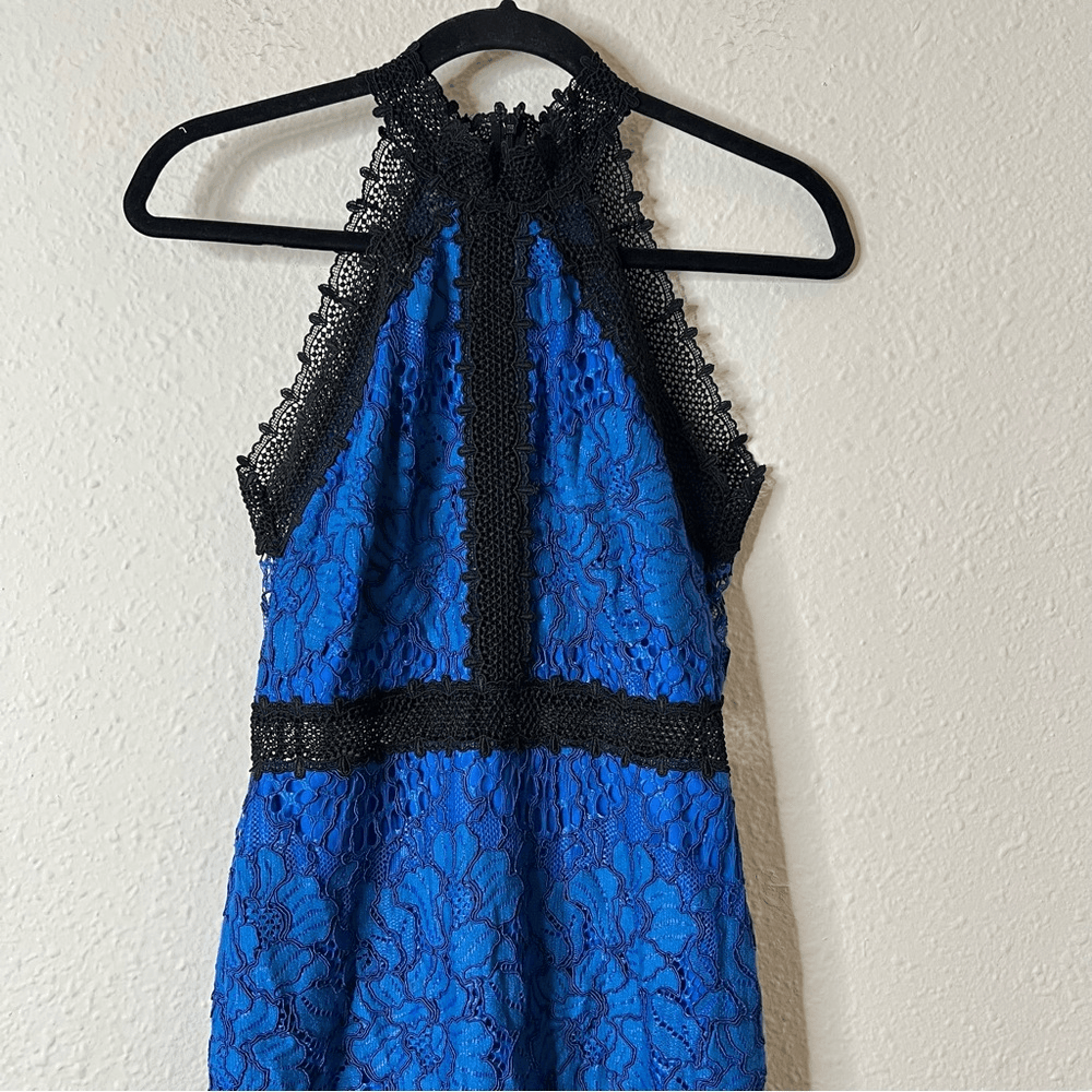 ALEXIS Marlowe Halter Lace Midi Dress Size XS
