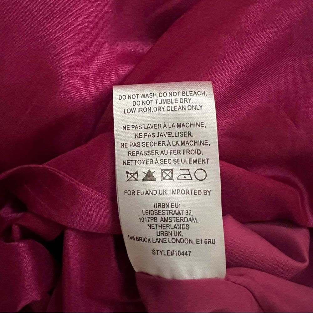 Anthropologie Hutch Satin Bow-Tie Jumpsuit NEW Size Medium