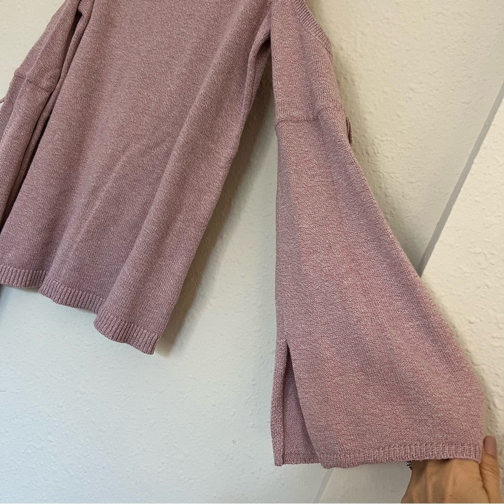American Eagle Dusty Rose Open Shoulder Sweater Size XS